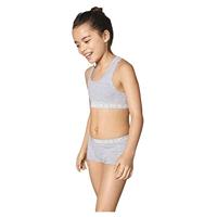 Name it 2-pak meisjes Topje - Zwart Solid - Meisjes katoenen bralette - BH Top - thumbnail