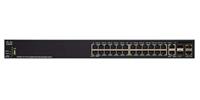 CISCO SG350X-24MP 24-poorts Gigabit POE Stackable Switch - thumbnail