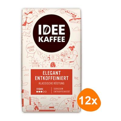 Idee Kaffee - Cafeïnevrij Gemalen Koffie - 12x 500g Idee Kaffee - Cafeïnevrij Gemalen Koffie - 12x 500g