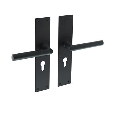 Intersteel Strakke deurklinkJura cilindergat 55mm zwart - 0023.058329 - thumbnail