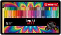 STABILO pen 68 - viltstift - arty - metalen set 65 st. - thumbnail