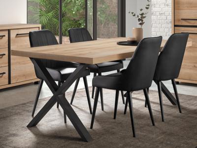 Rechthoekige eettafel RIMINI 170 cm arizona eik Rechthoekige eettafel RIMINI 170 cm arizona eik