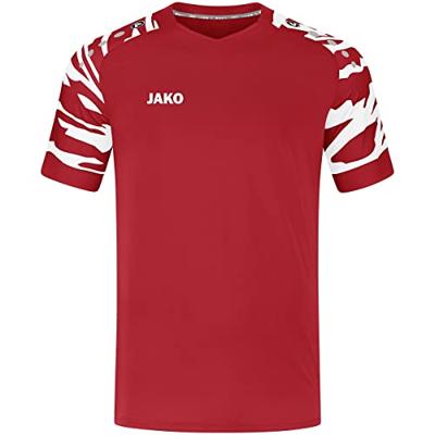 JAKO 4244 Shirt Wild Km - Sportrood/Wit - M
