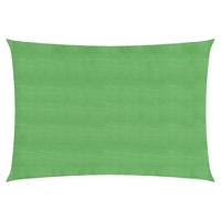 VidaXL Zonnezeil 160 g/m² 4x6 m hdpe lichtgroen - thumbnail