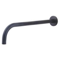 Wiesbaden Wastafelkraan 18 mm SLIM Uitloop Rond 30,9 cm Mat Zwart - thumbnail
