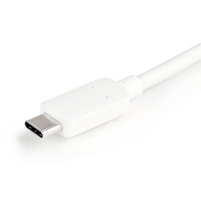 StarTech.com USB-C multiport adapter met HDMI USB 3.0 poort 60W PD wit StarTech.com USB-C multiport adapter met HDMI USB 3.0 poort 60W PD wit