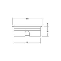 Brumberg 14037223 14037223 Vloerinbouwlamp LED 6 W RVS - thumbnail