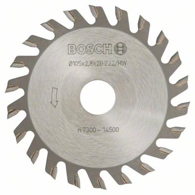 Bosch Accessoires Schijffrees 22, 20 mm, 2,8 mm 1st - 3608641002