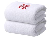 LIVARNO Set van 2 gastendoekjes met kerstprint 50 x 30 cm (Lolly) - thumbnail