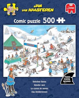 Jan van Haasteren Legpuzzel - Race, 500st. Jan van Haasteren Legpuzzel - Race, 500st.