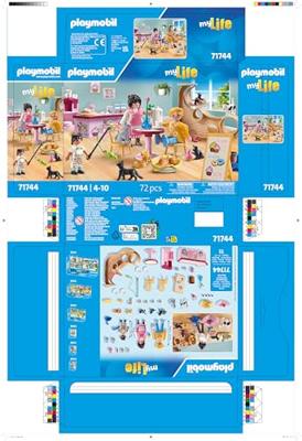 Playset Playmobil 71744 72 Onderdelen - thumbnail