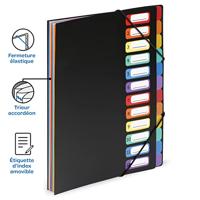 Viquel Rainbow Class sorteermap, ft A4, met 12 vakken - thumbnail