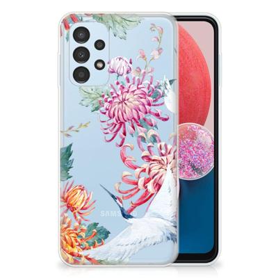 Samsung Galaxy A13 4G | TPU Hoesje | Bird Flowers