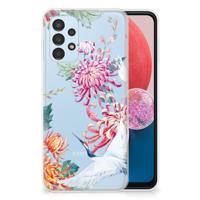 Samsung Galaxy A13 4G | TPU Hoesje | Bird Flowers - thumbnail