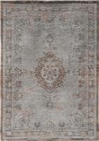 Louis de Poortere - 8257 Fading World Medallion Grey Ebony - 200x280 cm Vintage Vloerkleed - thumbnail