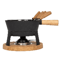 BOSKA - Pro - Kaasfondueset zwart L 1,80L - thumbnail