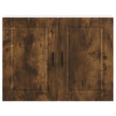 Keukenwandkast Porto bewerkt hout gerookt eikenkleurig Keukenwandkast Porto bewerkt hout gerookt eikenkleurig