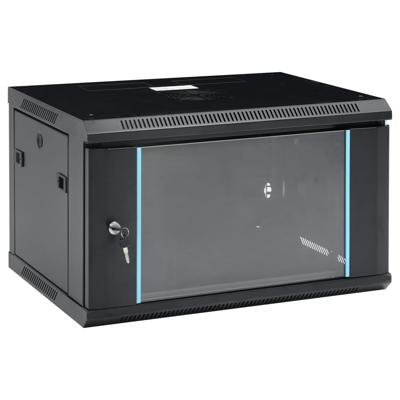 VidaXL Netwerkkast voor aan de muur 6u 19" ip20 600x450x350 mm