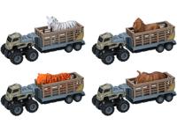 Eddy Toys Truck met aanhanger en wild dier - thumbnail