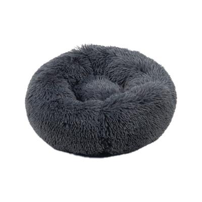 Beeztees Yali - hondenbed - pluche - grijs - Diam. 70 cm
