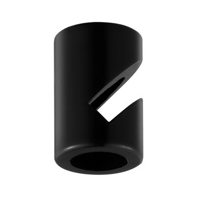 Plafondhaken - Klemhaak - Zwart - ø2 x 3cm - Gemaakt van kunsthars - Geschikt voor Ceiling Wall en Pendant Lamp - Geschikt voor plafonds en muren