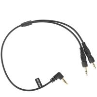 Saramonic SR-C2004 3.5mm TRS to dual 3.5mm TRS adapter cable (30cm) - thumbnail