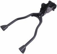 Edge middenstandaard 28" 2-poot zwart - thumbnail