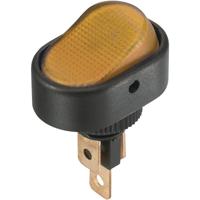TRU COMPONENTS Wipschakelaar TC-R13-133B3 12 V/DC 30 A 1x uit/aan Continu 1 stuk(s) Geel - thumbnail