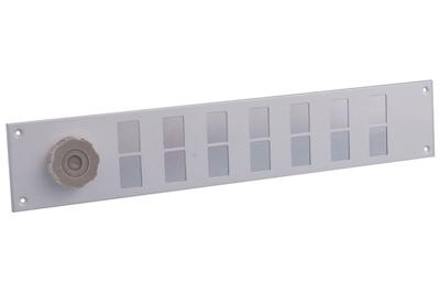 Schuifrooster alu wit RAL9010 500x90mm Schuifrooster alu wit RAL9010 500x90mm