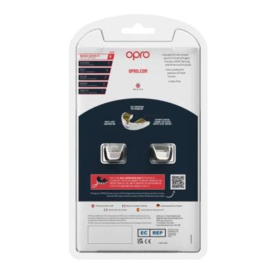 Opro 790000 Instant Custom Dentist Fit Mouthguard - Black-White - SR Opro 790000 Instant Custom Dentist Fit Mouthguard - Black-White - SR