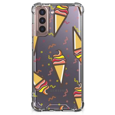 Samsung Galaxy S21 Plus Beschermhoes Icecream Samsung Galaxy S21 Plus Beschermhoes Icecream
