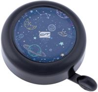 CONTEC kinder fietsbel "kid-a-ring" ct bell kid-a-ring galaxy, black/blue - thumbnail