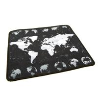 Muismat iggual IGG317310 Wereldkaart Zwart/Wit - thumbnail