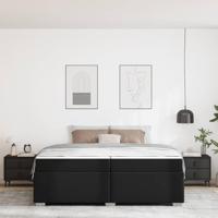 Bedframe Zwart 200 x 200 cm Kunstleer - thumbnail