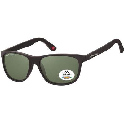 Zonnebril montana groen g15 polar glas mat zwart