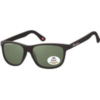Zonnebril montana groen g15 polar glas mat zwart - thumbnail