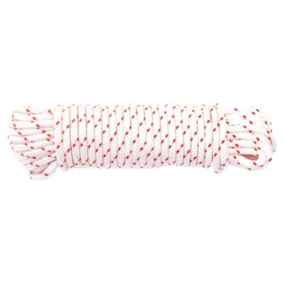 VidaXL Trekkoord startkoord wit en rood ø4 mm 10 m nylon VidaXL Trekkoord startkoord wit en rood ø4 mm 10 m nylon