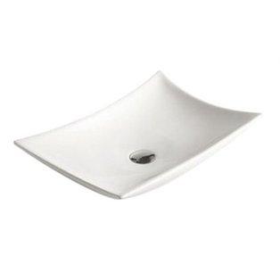 Opbouw Wastafel Best Design Raaf 56x37x10,5 cm Keramisch Hoogglans Wit