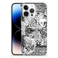 Silicone Back Case iPhone 14 Pro Max Skulls Angel - thumbnail