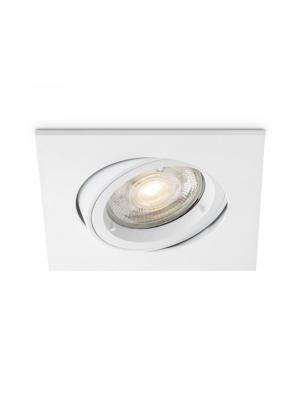 Home sweet home inbouwspot Maestro vierkant ↔ 9,4 cm - wit