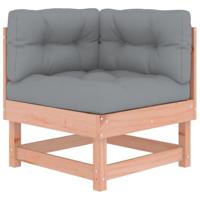 5-delige Loungeset met kussens massief douglashout - thumbnail