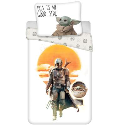 Star Wars Dekbedovertrek Mandalorian - 140 x 200 cm - 70 x 90 cm - Katoen