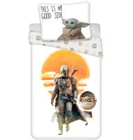 Star Wars Dekbedovertrek Mandalorian - 140 x 200 cm - 70 x 90 cm - Katoen - thumbnail