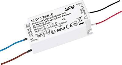 Self Electronics SLD15-24VL-E LED-driver Constante spanning 15 W 200 - 625 mA 24 V/DC Dimbaar, Overbelastingsbescherming, Overspanning, Montage op ontvlambare