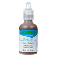 Scribbles • 3d textielverf glanzend 29,5ml hot chocolate - thumbnail