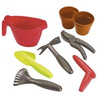 Ecoffier Ecoiffier trolley met tuingereedschap - thumbnail