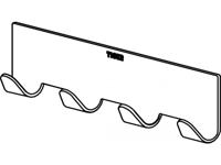 Hakenrek Tiger Basic Metaal RVS - thumbnail