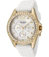 Horlogeband Fossil ES2348 Silicoon Wit 18mm - thumbnail