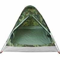 VidaXL Koepeltent 2-persoons waterdicht camouflage - thumbnail