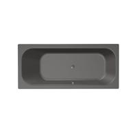 Xenz Aruba Ligbad - 180x80x48 - afvoer Midden - acryl - antraciet 6891-05 - thumbnail